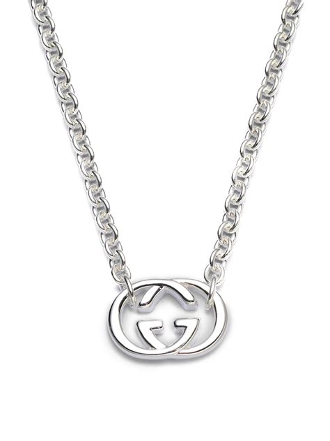 silver gucci charms|sterling silver gucci necklaces.